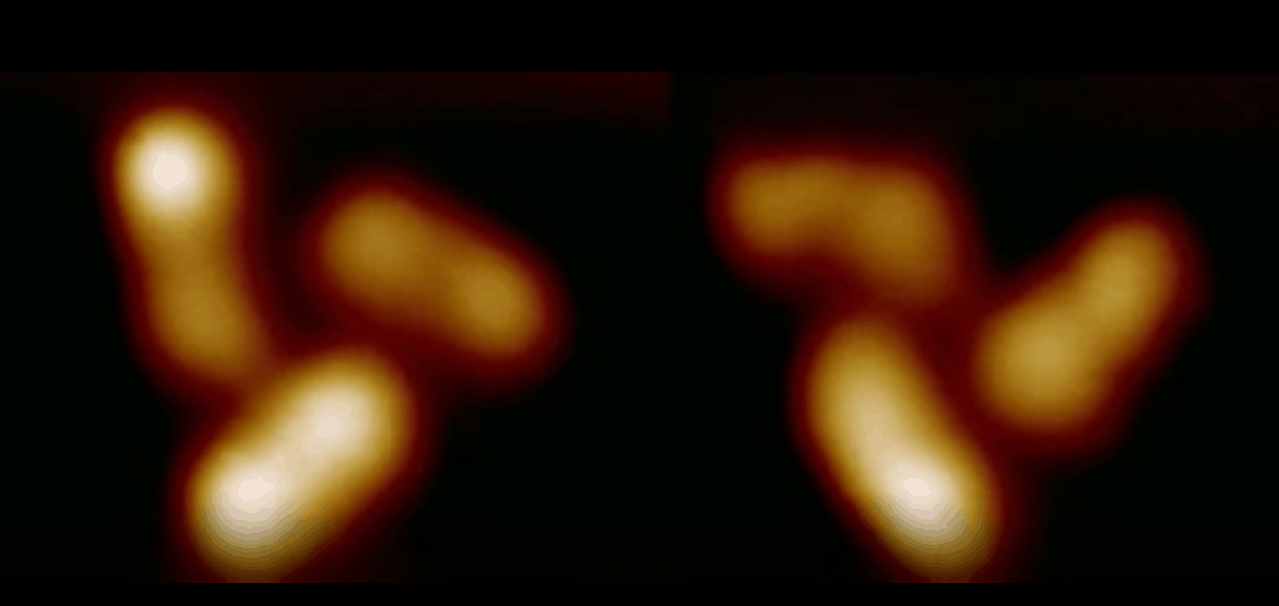 Molecular machine motion